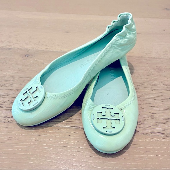 Tory Burch Shoes - Tory Burch Mint Green Ballet Flats